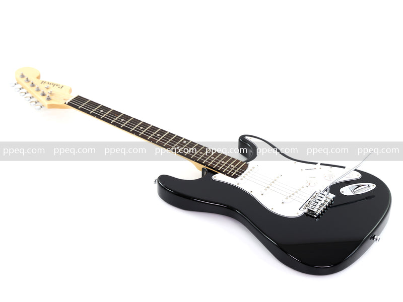 6-String ST-Style Electric Guitar with Gloss Black Finish (HY-2561)