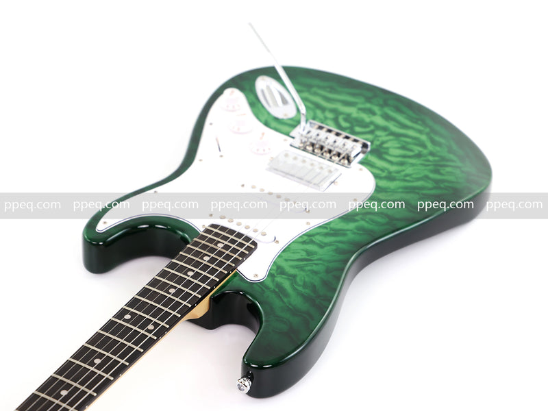 6-String ST-Style Electric Guitar with Gloss Green Finish (HY-2544)