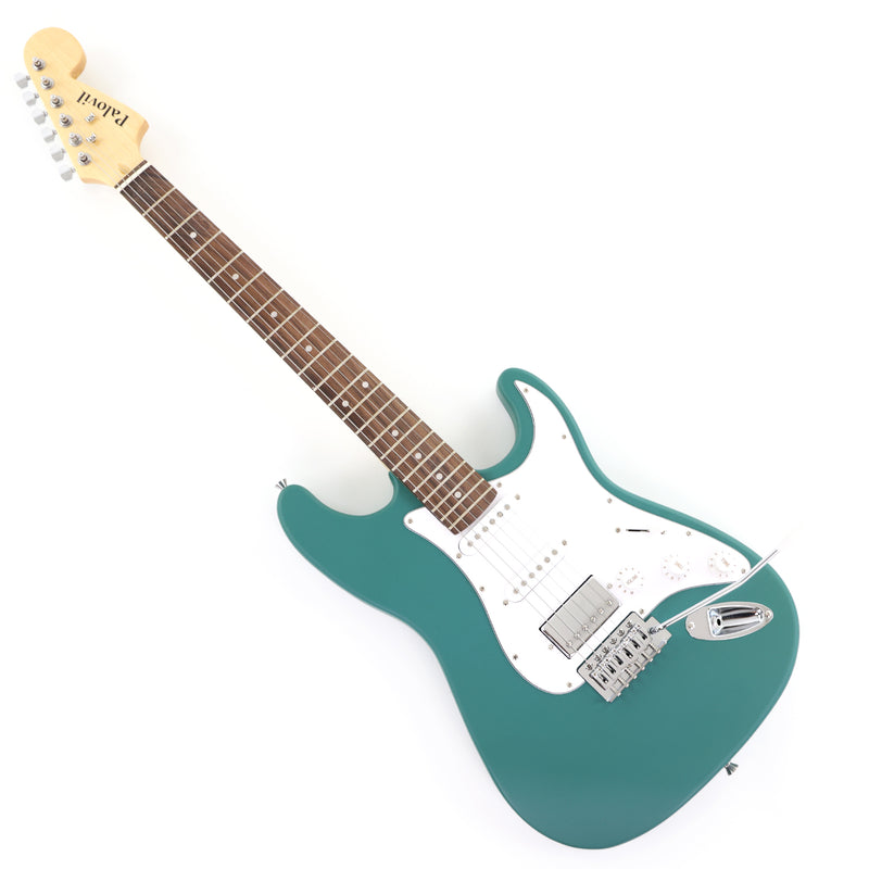 6-String ST-Style Electric Guitar with Matte Teal Finish (PHY-170F, Fast Shipping, Tariff-free)