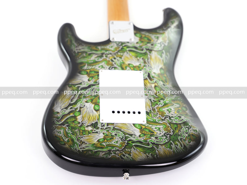 6-String ST-Style PC Body Electric Guitar with Gloss Mesmerizing Green Finish (XST-301)