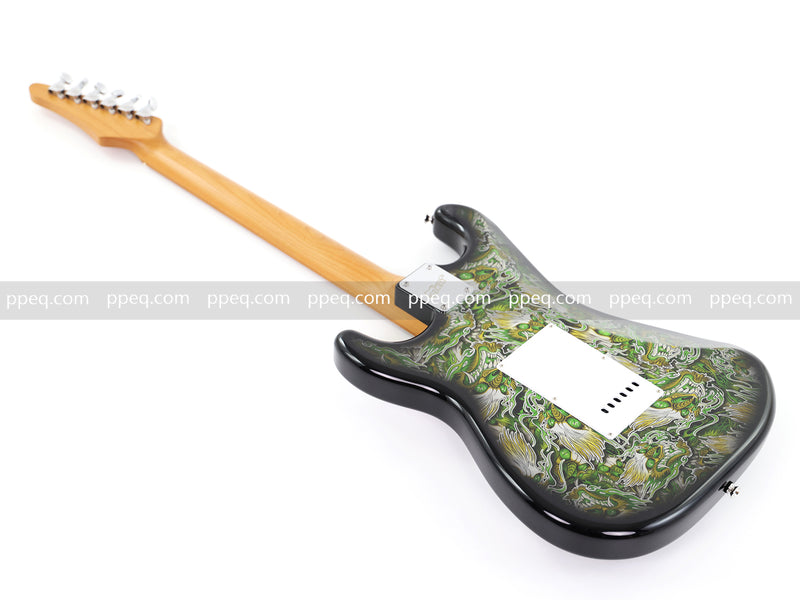 6-String ST-Style PC Body Electric Guitar with Gloss Mesmerizing Green Finish (XST-301)