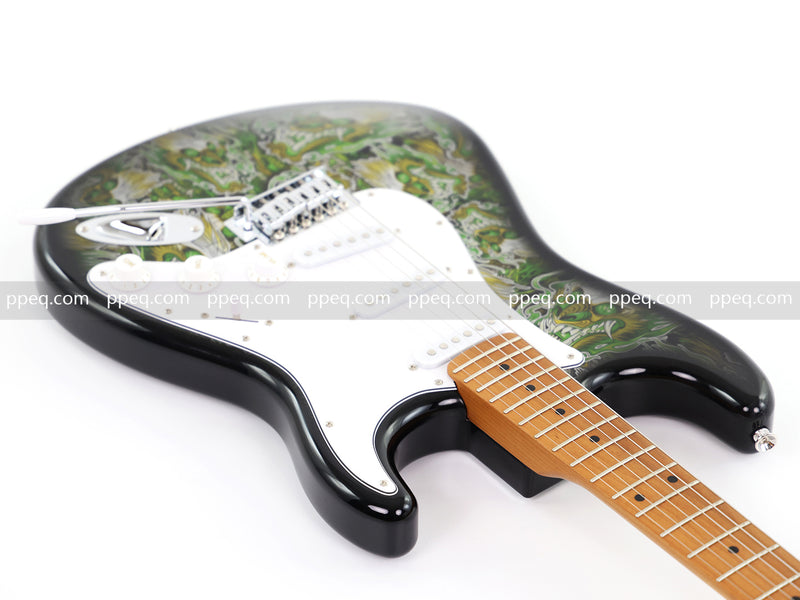 6-String ST-Style PC Body Electric Guitar with Gloss Mesmerizing Green Finish (XST-301)