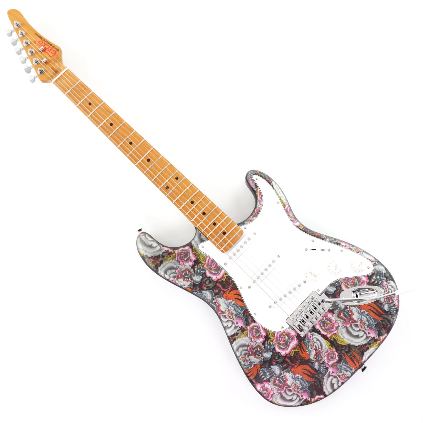 6-String ST-Style PC Body Electric Guitar with Matte Mesmerizing Loong Finish (XST-305)