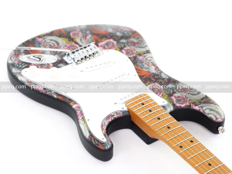 6-String ST-Style PC Body Electric Guitar with Matte Mesmerizing Loong Finish (XST-305)