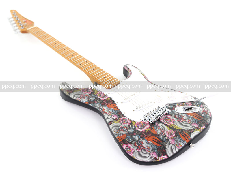 6-String ST-Style PC Body Electric Guitar with Matte Mesmerizing Loong Finish (XST-305)