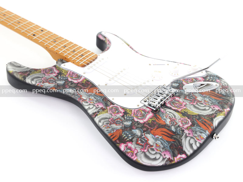 6-String ST-Style PC Body Electric Guitar with Matte Mesmerizing Loong Finish (XST-305)