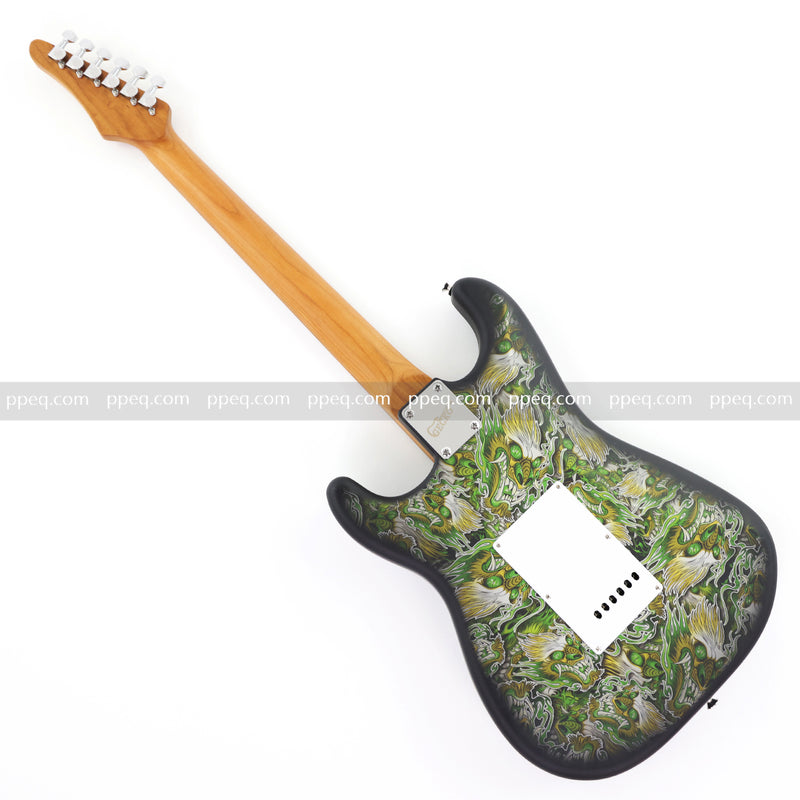 6-String ST-Style PC Body Electric Guitar with Matte Mesmerizing Loong Finish (XST-306)
