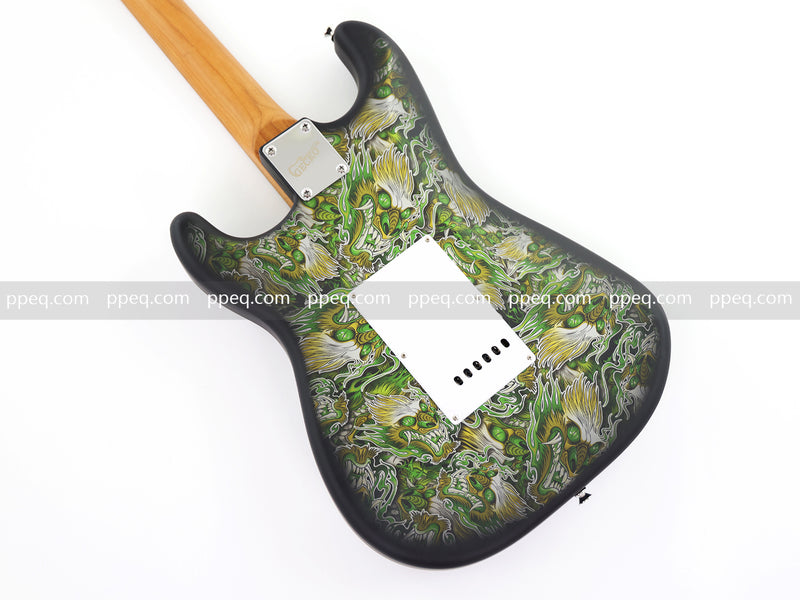 6-String ST-Style PC Body Electric Guitar with Matte Mesmerizing Loong Finish (XST-306)