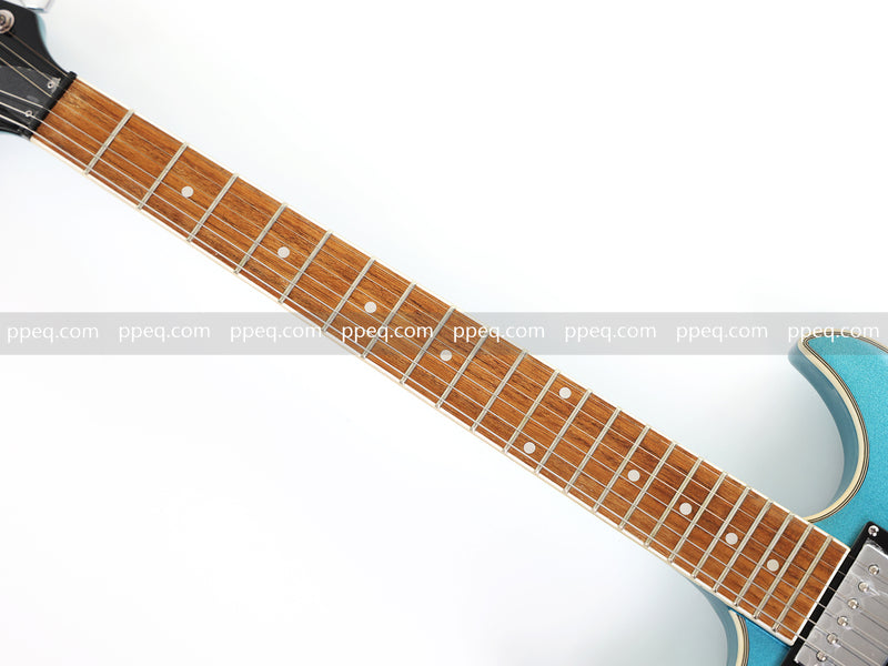 6-String Tiffany Blue Electric Guitar with Gloss Metallic Finish (HY-2509)