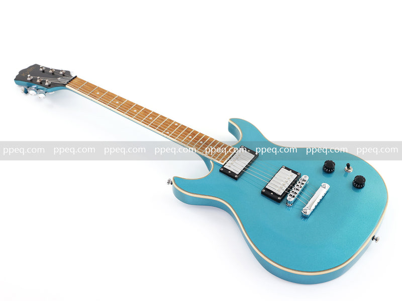 6-String Tiffany Blue Electric Guitar with Gloss Metallic Finish (HY-2509)