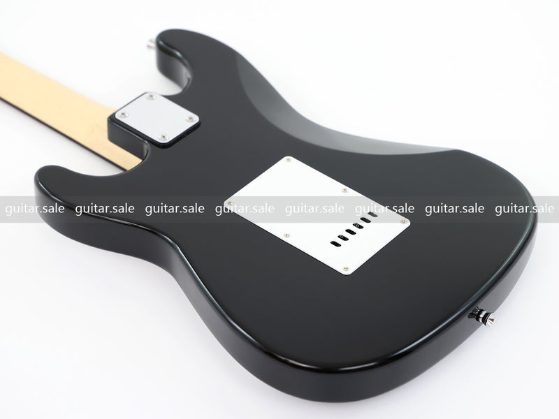 6-String ST-Style Electric Guitar with Gloss Black Finish (PHY-161F, Fast Shipping, Tariff-free)