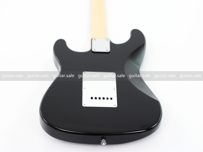 6-String ST-Style Electric Guitar with Gloss Black Finish (PHY-161F, Fast Shipping, Tariff-free)