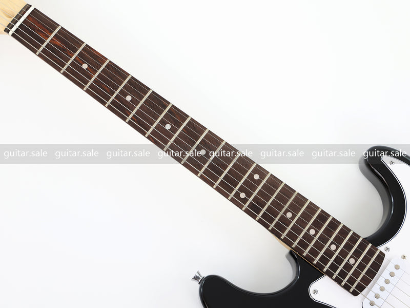 6-String ST-Style Electric Guitar with Gloss Black Finish (PHY-161F, Fast Shipping, Tariff-free)