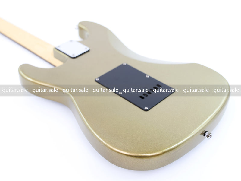 6-String ST-Style Electric Guitar with Gloss Silver Gray Metallic Finish (PHY-164F, Fast Shipping, Tariff-free)