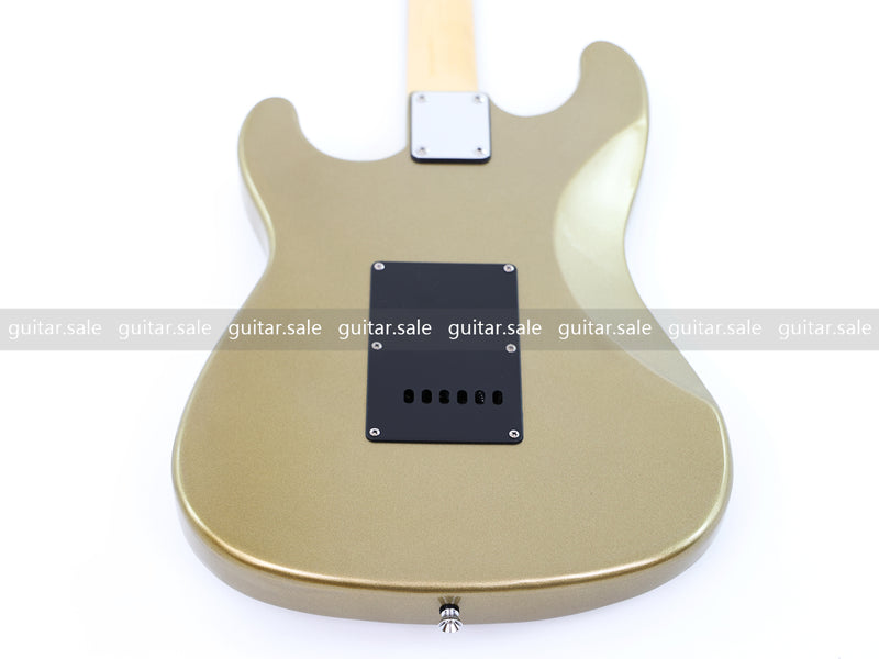 6-String ST-Style Electric Guitar with Gloss Silver Gray Metallic Finish (PHY-164F, Fast Shipping, Tariff-free)