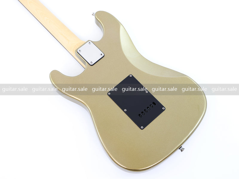 6-String ST-Style Electric Guitar with Gloss Silver Gray Metallic Finish (PHY-164F, Fast Shipping, Tariff-free)