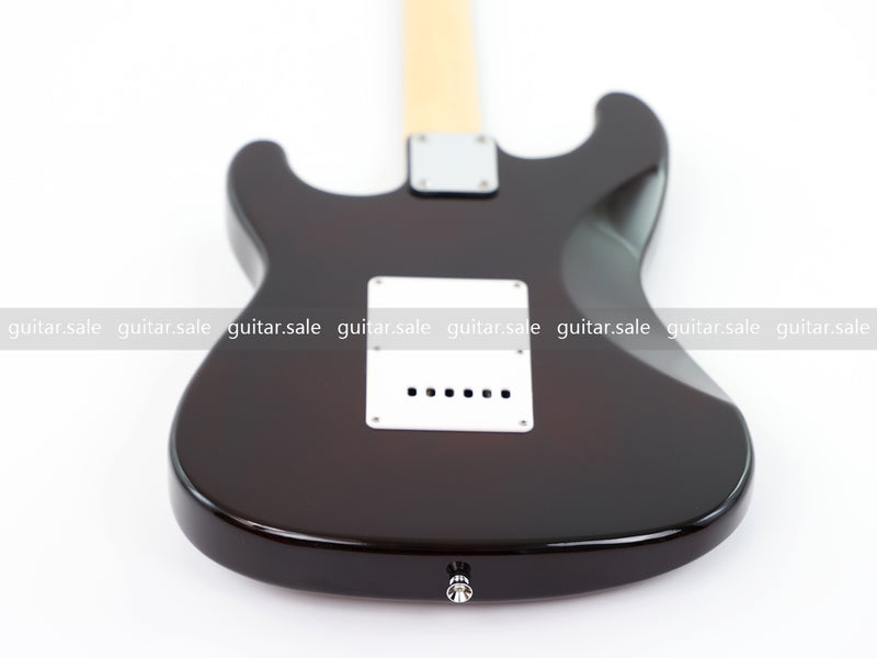 6-String ST-Style Electric Guitar with Gloss Sunburst Finish (PHY-163F, Fast Shipping, Tariff-free)
