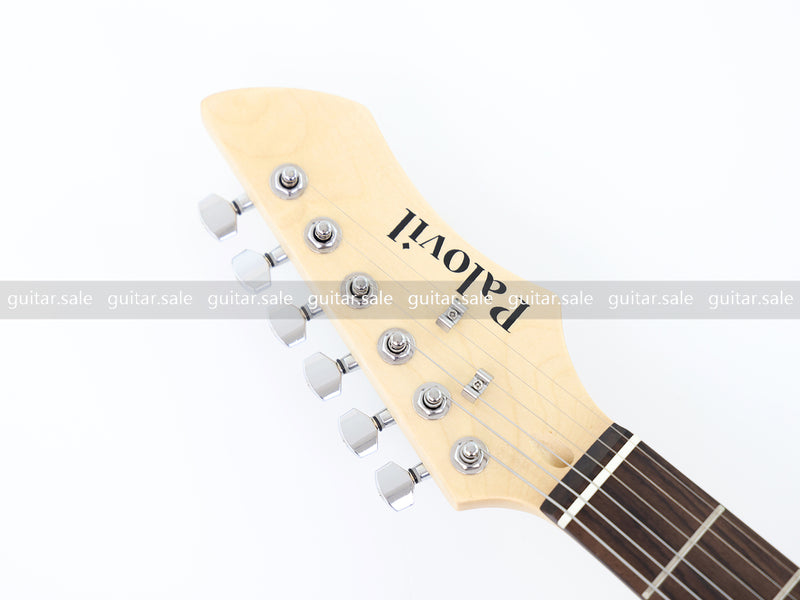 6-String ST-Style Electric Guitar with Gloss Sunburst Finish (PHY-163F, Fast Shipping, Tariff-free)