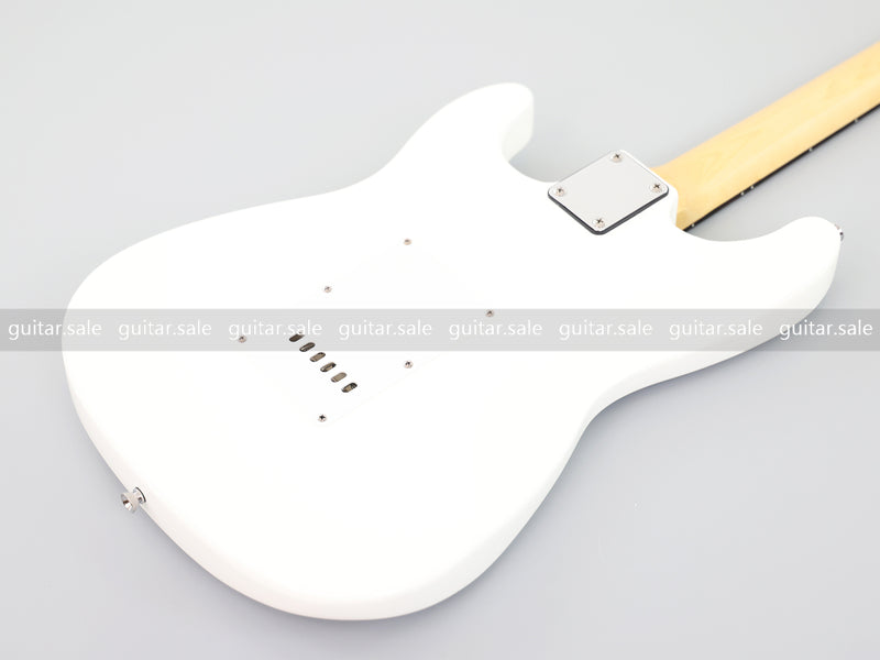 6-String ST-Style Electric Guitar with Gloss White Finish (PHY-162F, Fast Shipping, Tariff-free)