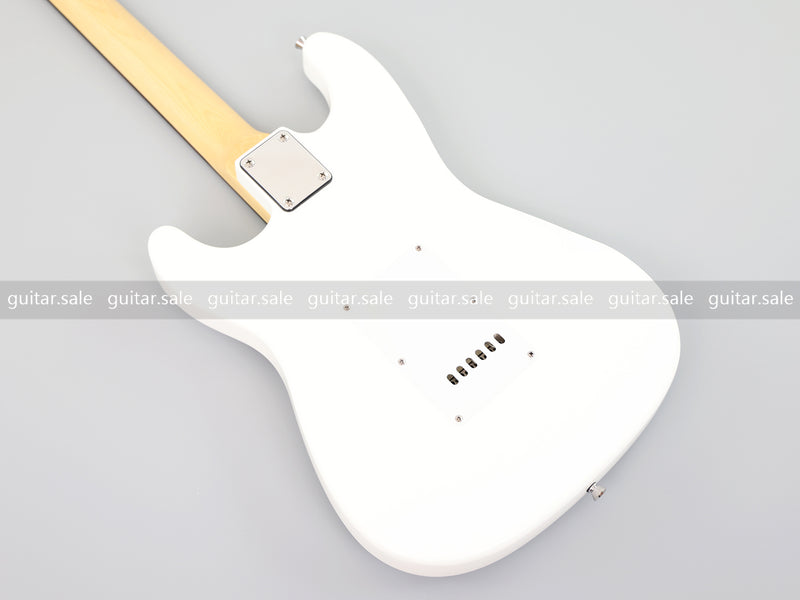6-String ST-Style Electric Guitar with Gloss White Finish (PHY-162F, Fast Shipping, Tariff-free)