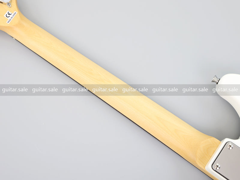 6-String ST-Style Electric Guitar with Gloss White Finish (PHY-162F, Fast Shipping, Tariff-free)