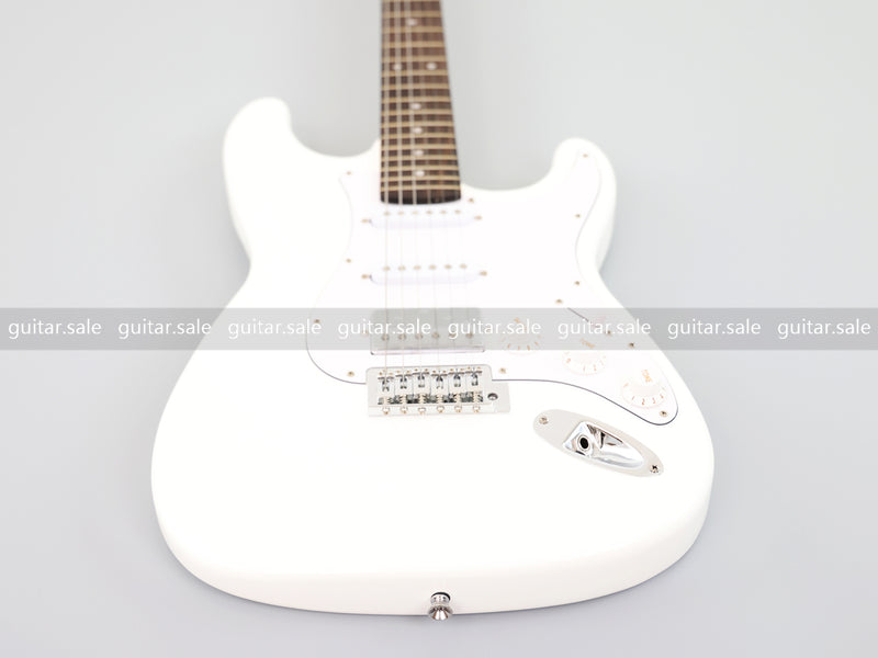 6-String ST-Style Electric Guitar with Gloss White Finish (PHY-162F, Fast Shipping, Tariff-free)