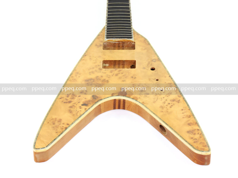 8-String Neck-Through Flying V Style Electric Bass Guitar (NFV-600, Limited Edition, B Level)