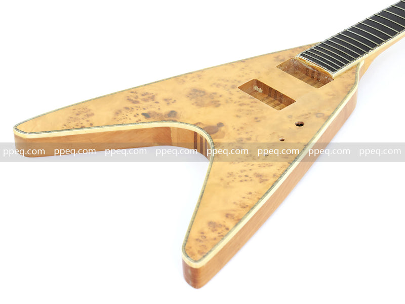 8-String Neck-Through Flying V Style Electric Bass Guitar (NFV-600, Limited Edition, B Level)
