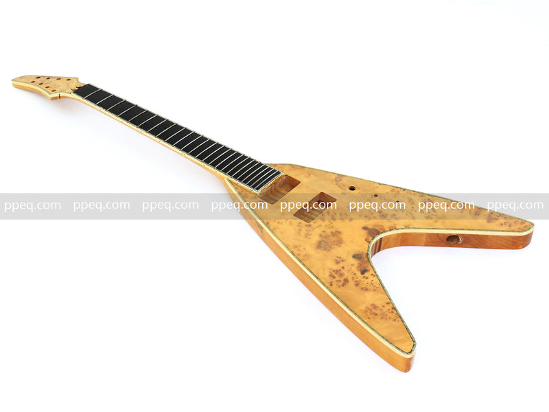 8-String Neck-Through Flying V Style Electric Bass Guitar (NFV-600, Limited Edition, B Level)
