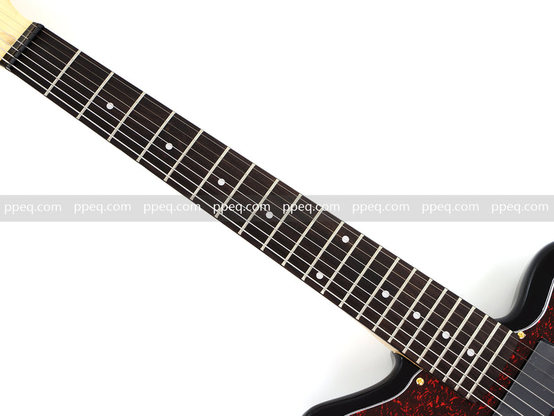 7-String Jaguar Style Offset Body Custom Electric Guitar with Gloss Sunburst Finish (GKS-067)