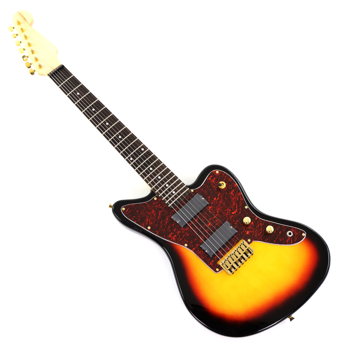 7-String Jaguar Style Offset Body Custom Electric Guitar with Gloss Su ...