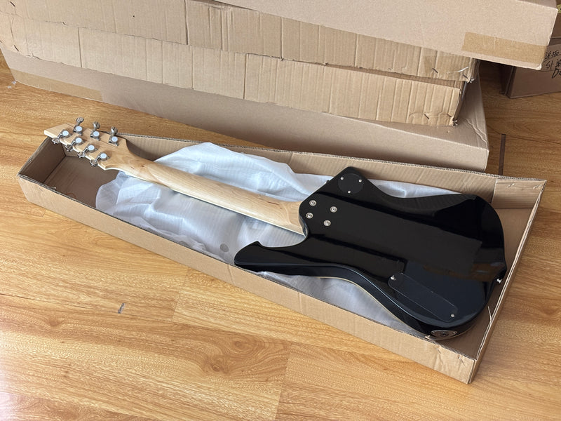 7 String Electric Guitar with Cracked Purple Mirror Top (PIB-123)