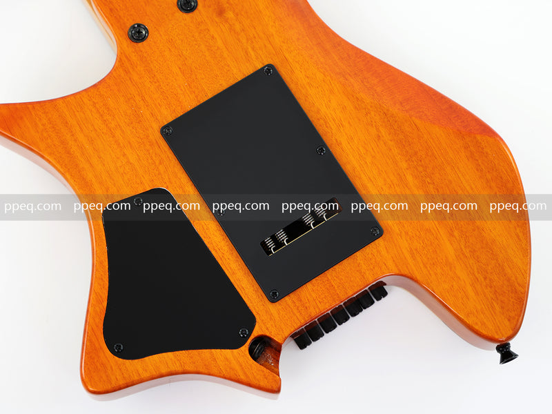 7-String Tapered Neck ResinBurl Body Headless Electric Guitar (PHG-014)