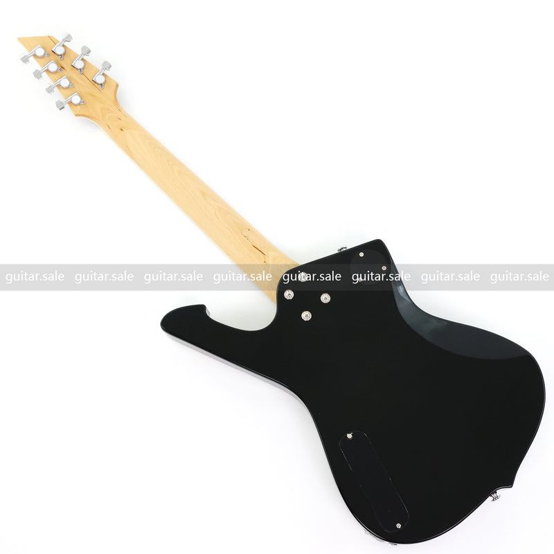 7 String Electric Guitar with Cracked Purple Mirror Top (PIB-123)