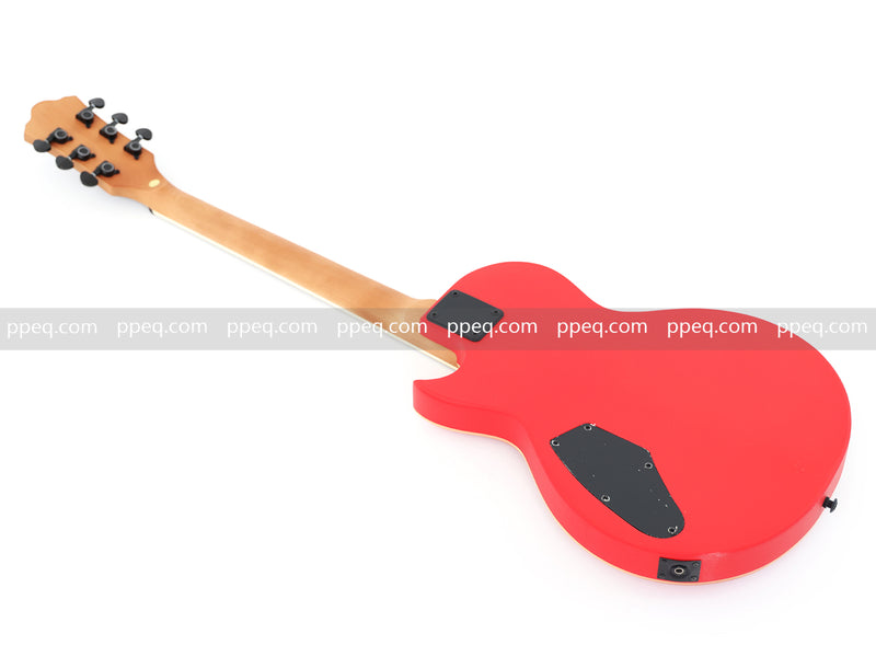 Classic LP Style Single-Cutaway Electric Guitar with Matte Bright Red Finish (YMZ-260)
