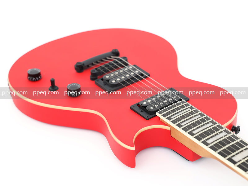 Classic LP Style Single-Cutaway Electric Guitar with Matte Bright Red Finish (YMZ-260)