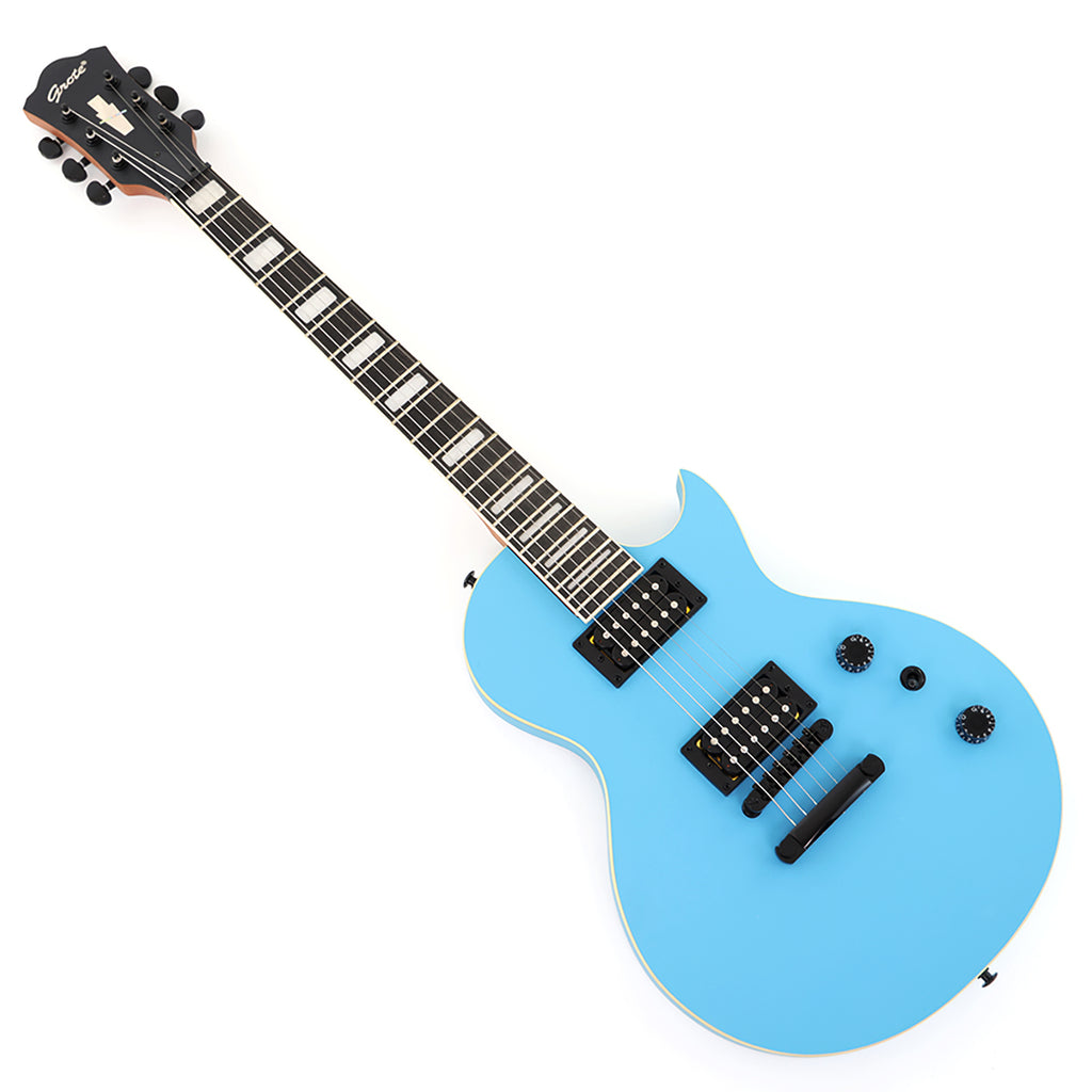 Classic LP Style Single-Cutaway Electric Guitar with Sonic Blue