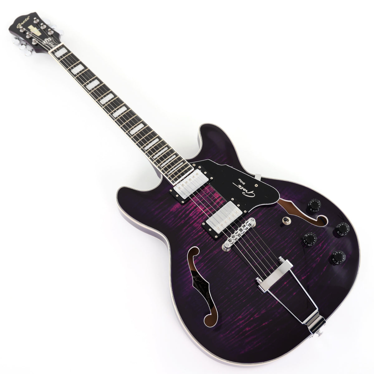 エレキギター　SELEDER custom ES-335 Inspired Semi-Hollow Electric Guitar with Flamed Maple Top