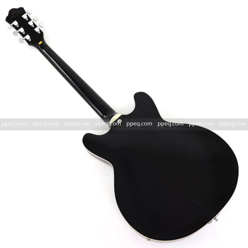 ES-335 Inspired Semi-Hollow Electric Guitar with Glossy Finish & Modern Headstock (YMZ-155)