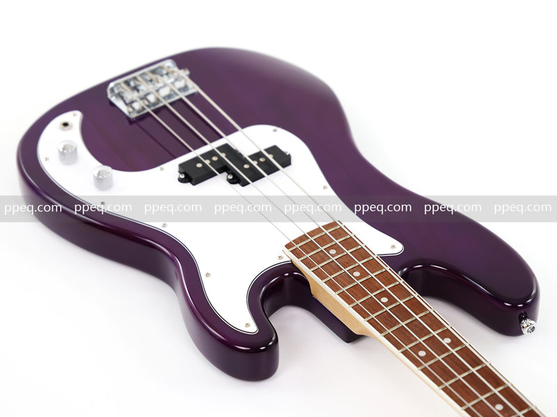 Gloss Dark Purple 4-String PB-Style Electric Bass Guitar (HY-2551)
