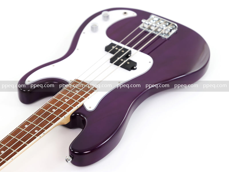 Gloss Dark Purple 4-String PB-Style Electric Bass Guitar (HY-2551)