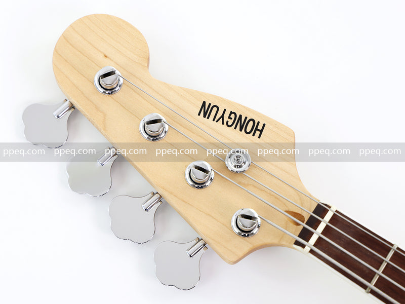 Gloss Dark Purple 4-String PB-Style Electric Bass Guitar (HY-2551)