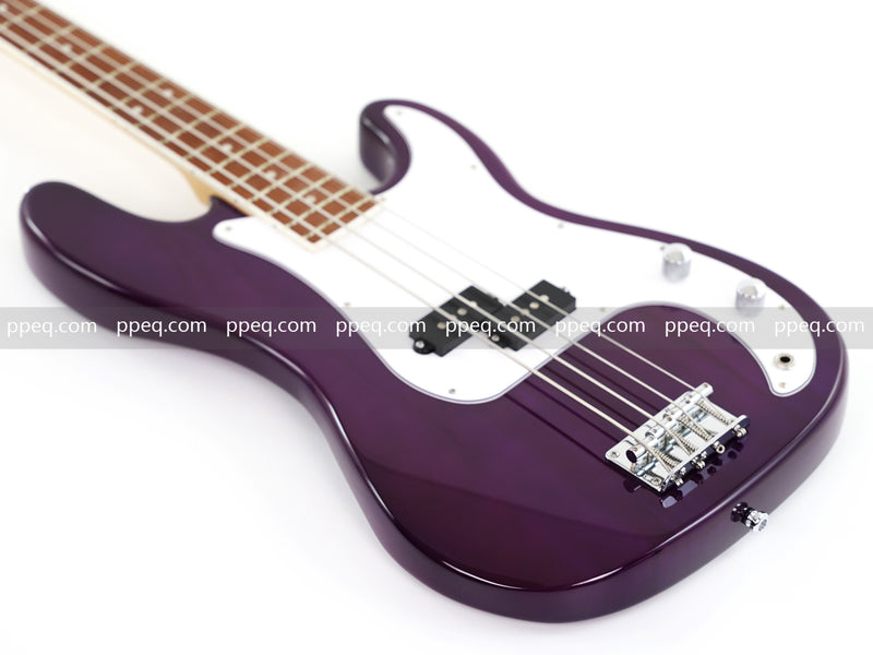 Gloss Dark Purple 4-String PB-Style Electric Bass Guitar (HY-2551)