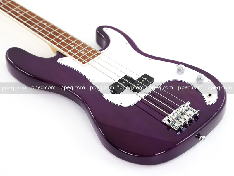 Gloss Dark Purple 4-String PB-Style Electric Bass Guitar (HY-2551)