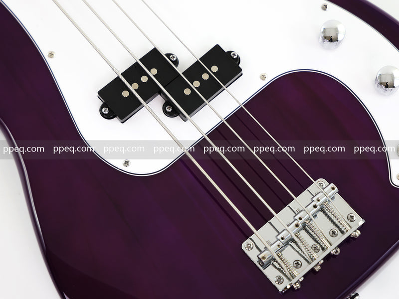 Gloss Dark Purple 4-String PB-Style Electric Bass Guitar (HY-2551)
