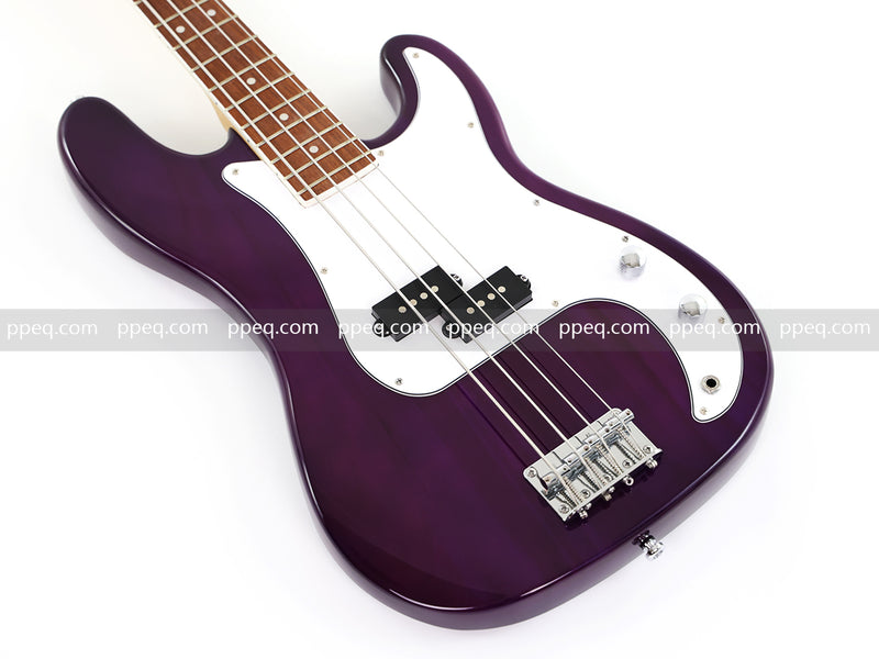 Gloss Dark Purple 4-String PB-Style Electric Bass Guitar (HY-2551)