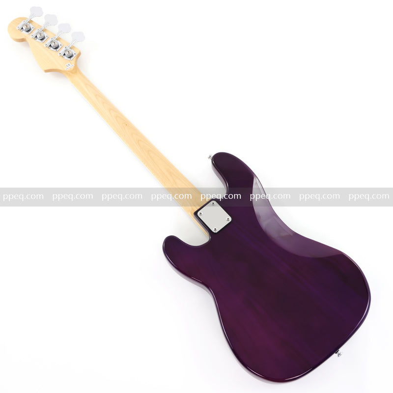 Gloss Dark Purple 4-String PB-Style Electric Bass Guitar (HY-2551)