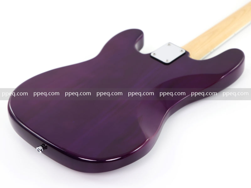 Gloss Dark Purple 4-String PB-Style Electric Bass Guitar (HY-2551)