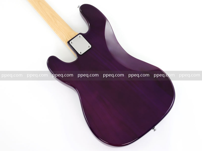 Gloss Dark Purple 4-String PB-Style Electric Bass Guitar (HY-2551)