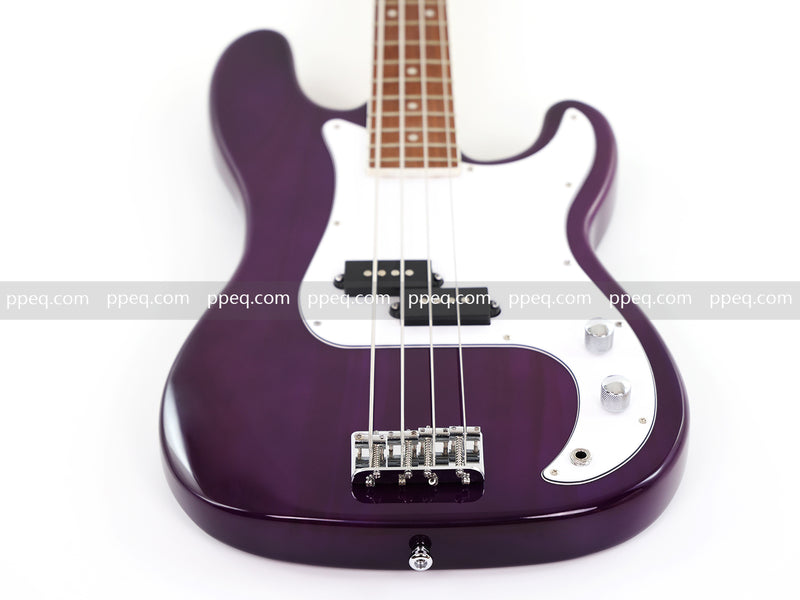Gloss Dark Purple 4-String PB-Style Electric Bass Guitar (HY-2551)